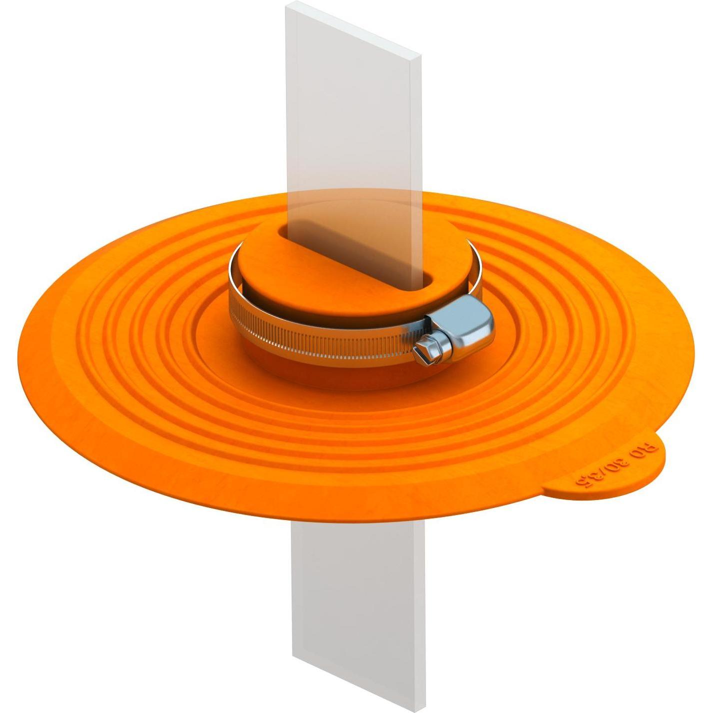 OBO Bettermann OBO DW FL30x3,5 Dichtmanschette fÃ¼r Flachleiter 30x3,5mm pastellorange 2003 TPE, Elektronikzubehör + Geh...