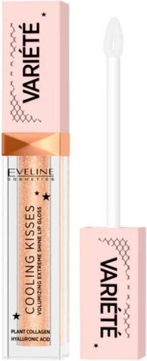 Eveline Variete Cooling Kisses Lip Gloss 01 Ice Mint 6.8Ml (01 Ice Mint)