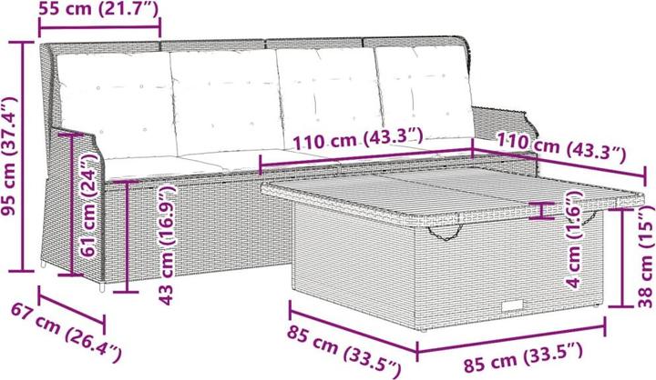 Produktbild vidaXL Wynter