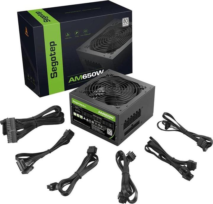 Productafbeelding Segotep AM650 650W Full Modular Power Supply (650 W)