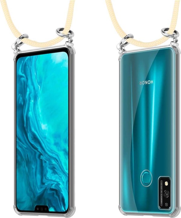 Produktbild Cadorabo TPU Handy Kette SILBER Cover