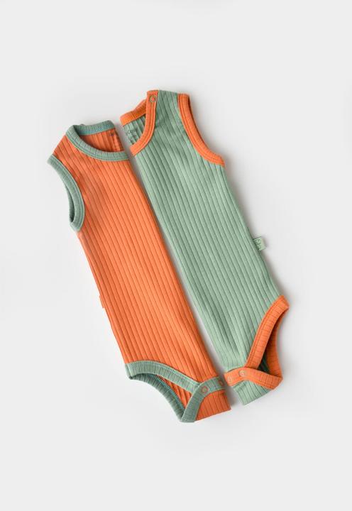 Actual product image BabyCosy Ribana 2 Pcs Sleeveles Body (68)