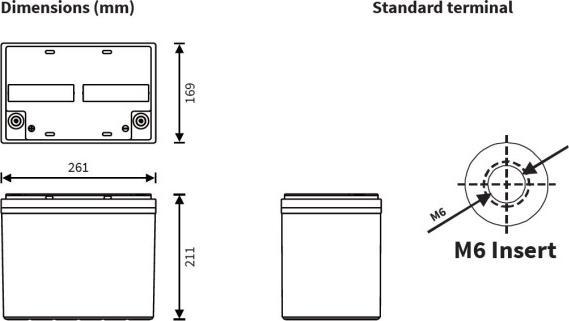 Immagine prodotto Cellpower CPX 100-12 (12 V, 100 Ah)