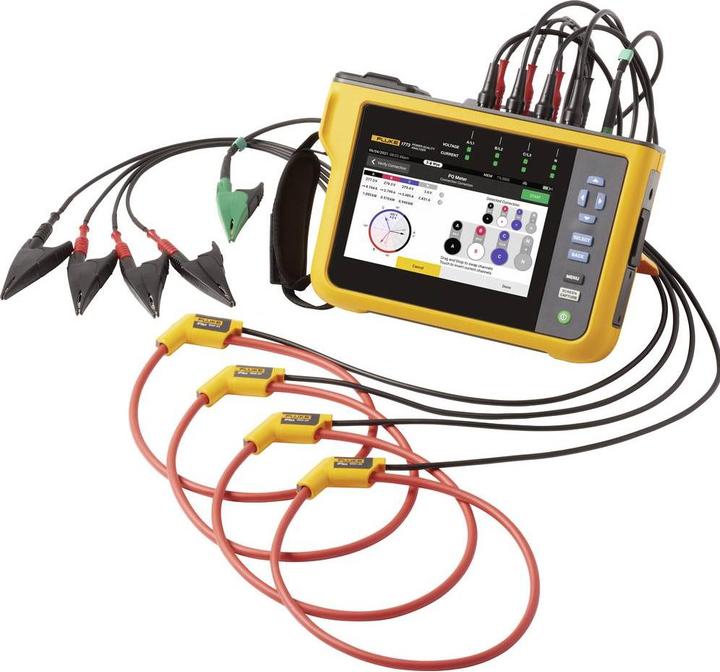 Image du produit Fluke 1775, Power Quality Analyser Analyseur de réseau avec fonction logger, incl. pinces de courant 1 set (CAT IV 600V, CAT III 1000V)