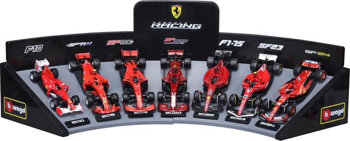 Produktbild Bburago F1 7er-Set Displaykurve Ferrari 1/43