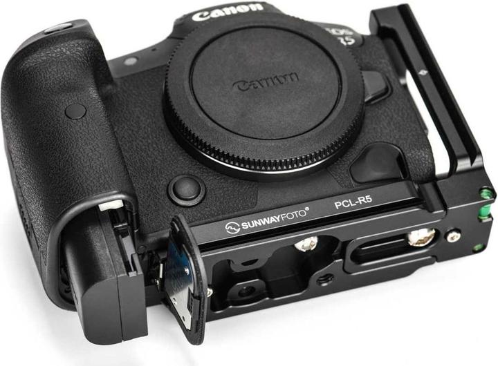 Actual product image Sunwayfoto L-Bracket for Canon R5/R6 PCL-R5 (L-rail)