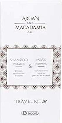 Image du produit Biacre Biacrè Argan and Macadamia Travel Kit Hydrating Shampooing and Mask 100ml 200ml (200 ml, Shampoing liquide)