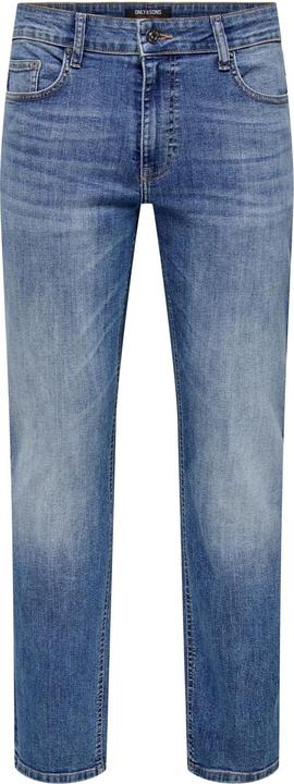Actual product image Only & Sons ONSWEFT Mittlere Taille Normal geschnitten Jeans Slim Fit Jeans (W29/L32)