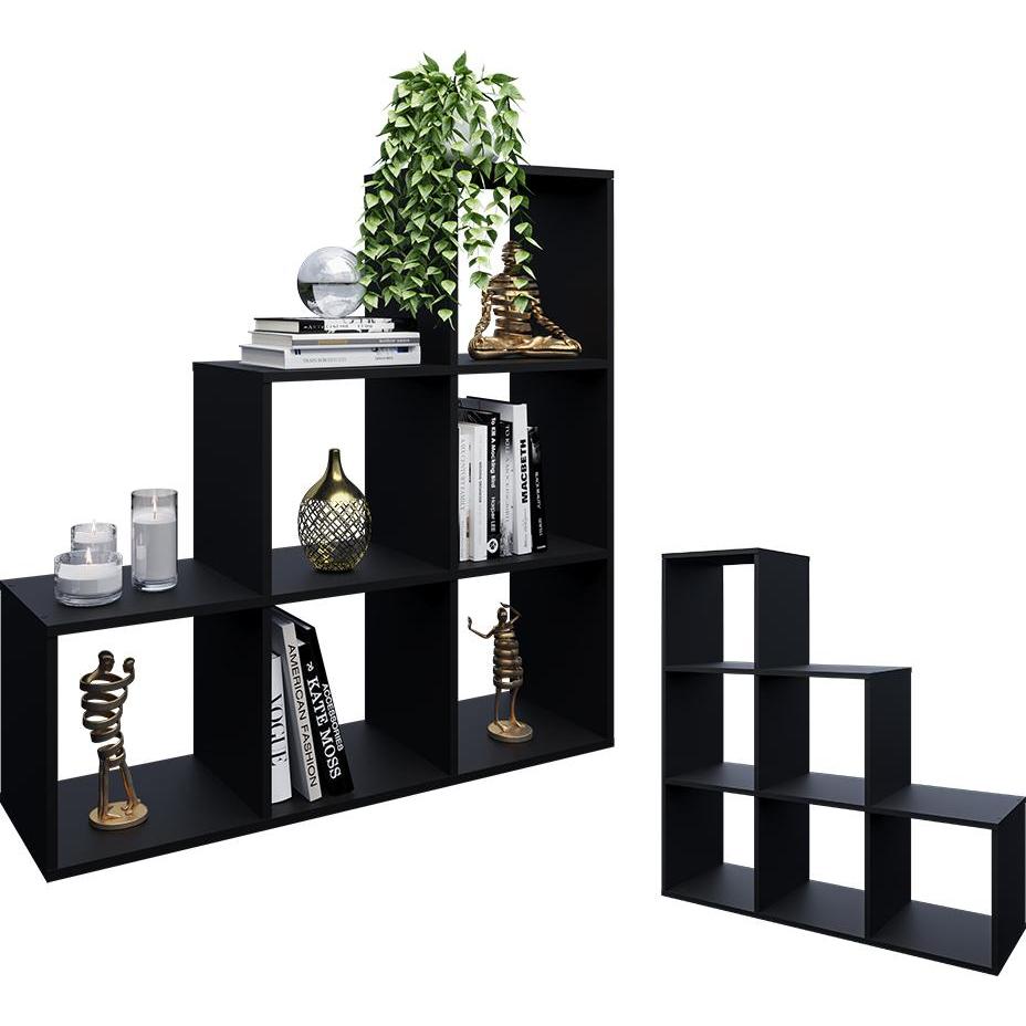 Vicco, Regal, Treppenregal (105 x 108 x 29 cm)