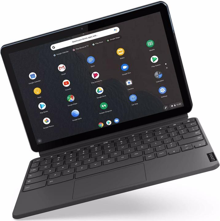 Actual product image Lenovo IdeaPad Duet Chromebook (10.10", 128 GB, Ice Blue, Iron grey)