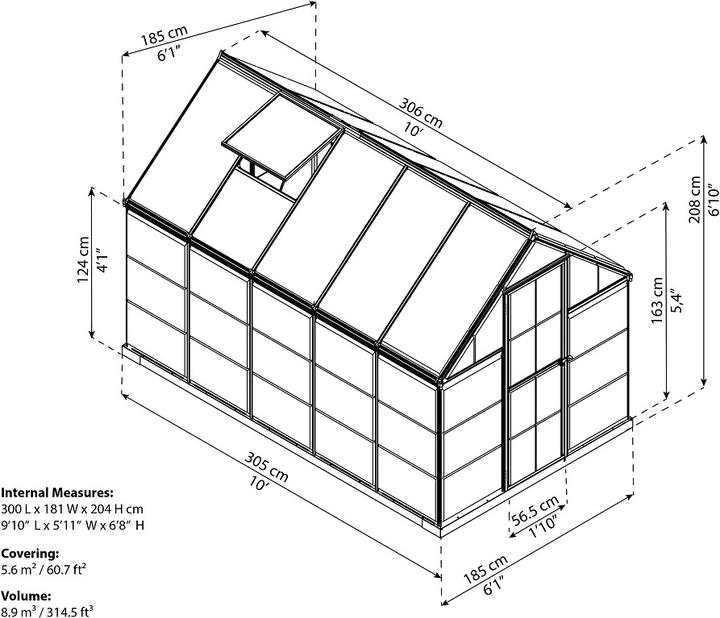 Actual product image Palram Hybrid