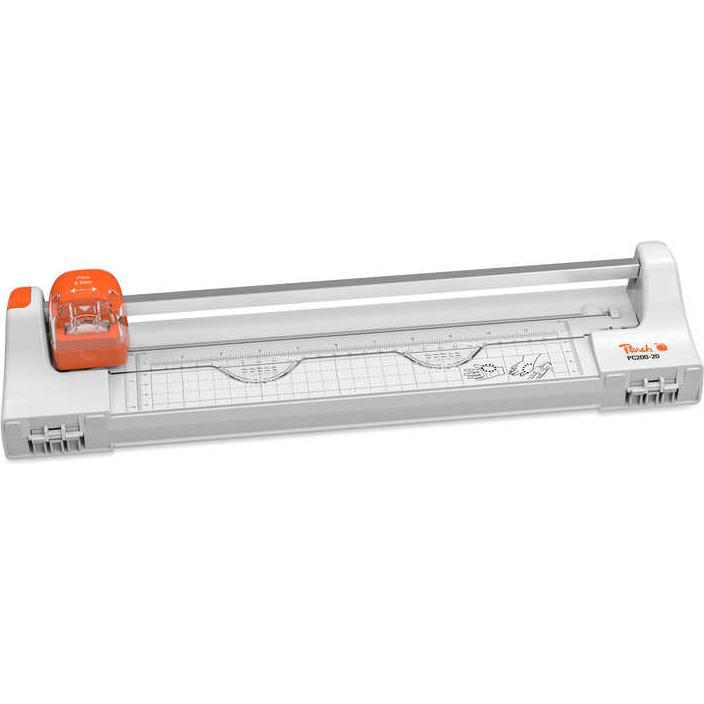 Thumbnail - Peach 5 in 1 Creative Trimmer PC200-20 (8 Blätter, A3), Schneidemaschine, Orange, Weiss