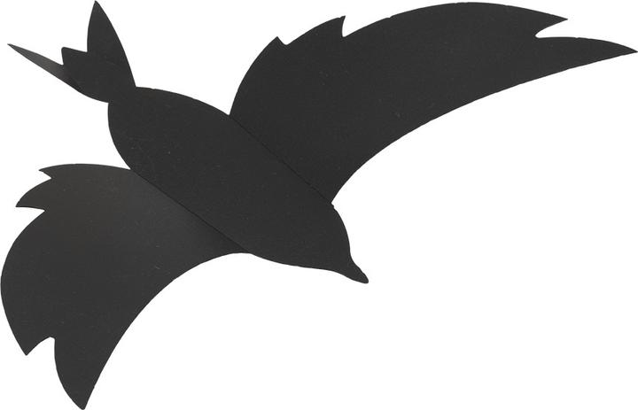 Produktbild Securit 3D-Wand-Kreidetafel "BIRD", schwarz inklusive Montagematerial und Kreidemarker (28 x 16.30 cm)