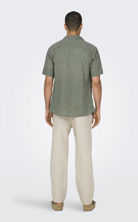 Immagine prodotto Only & Sons Camicia a maniche corte a tinta unita (S)