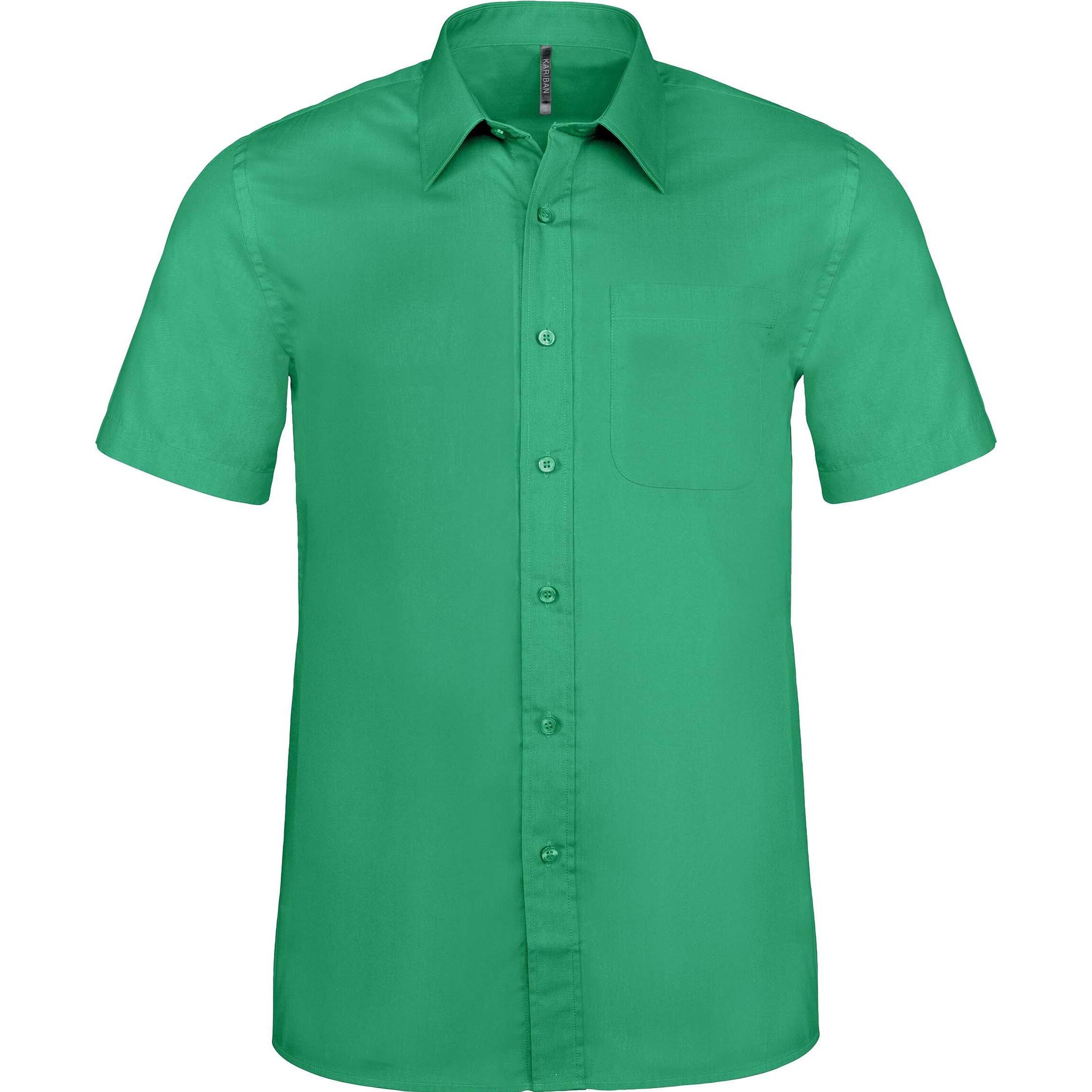 Kariban, Herren, Hemd, Aces, Grün, (3XL)