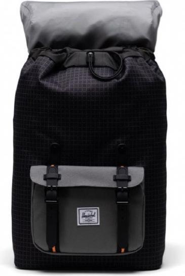 Produktbild Herschel Rucksack Little America MidVol Black Grid (17 l)