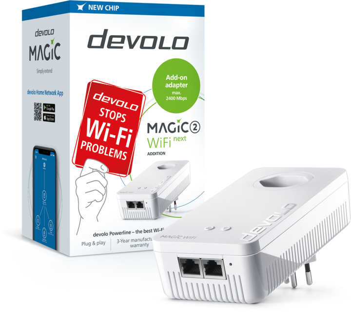 Productafbeelding Devolo Magic 2 WiFi volgende uitbreiding (2400 Mbit/s)