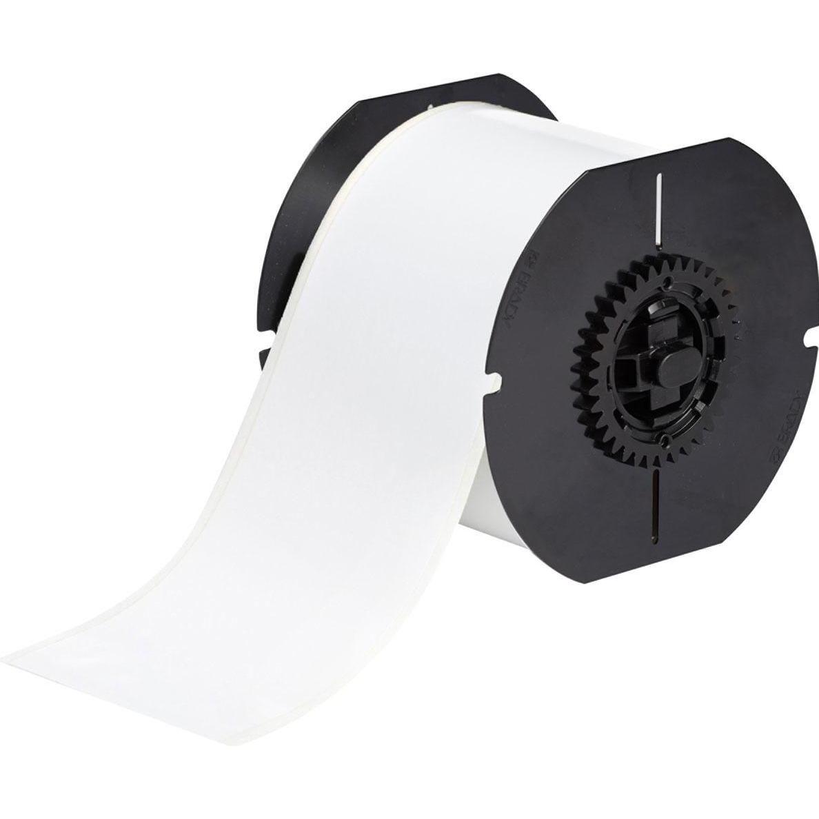 Brady, Etiketten, B30C-3000-7569-WT, Standard Vinyl, Weiss, glänzend, 75.00 mm x 30.00 m, Endlos
