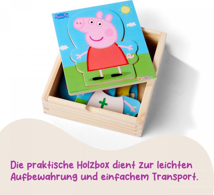 Productafbeelding Simba Peppa Pig bewegende puzzel (16 onderdelen)