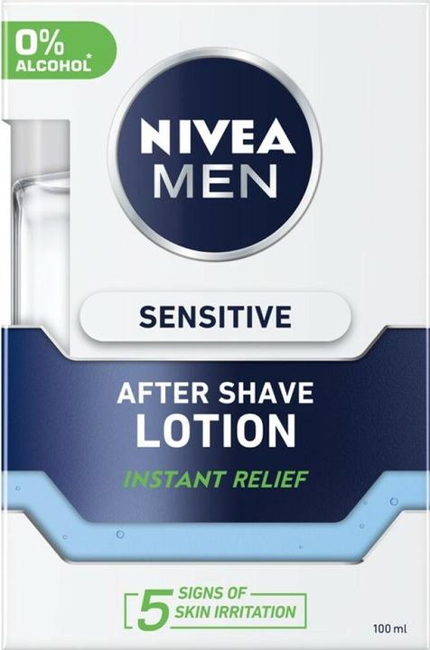 Actual product image NIVEA MEN Men Sensitive 100ml (Aftershave Lotion, 100 ml)