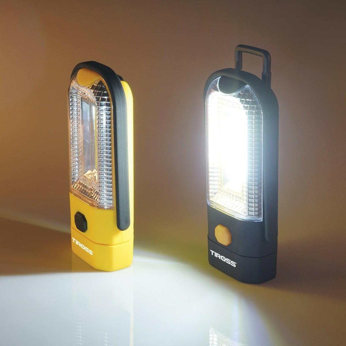 MGA, Taschenlampe, TIROSS LATARKA WIELOFUNKCYJNA 2x1W+3W COB LED TS1843
