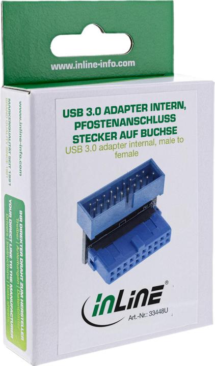 Produktbild InLine Interner USB-Adapter