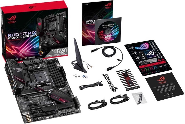 Actual product image ASUS ROG STRIX B550-E GAMING (AM4, AMD B550, ATX)