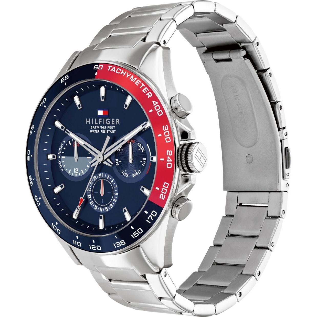 Thumbnail - Tommy Hilfiger, Armbanduhr, Owen, Silber, (Analoguhr, 46 mm)