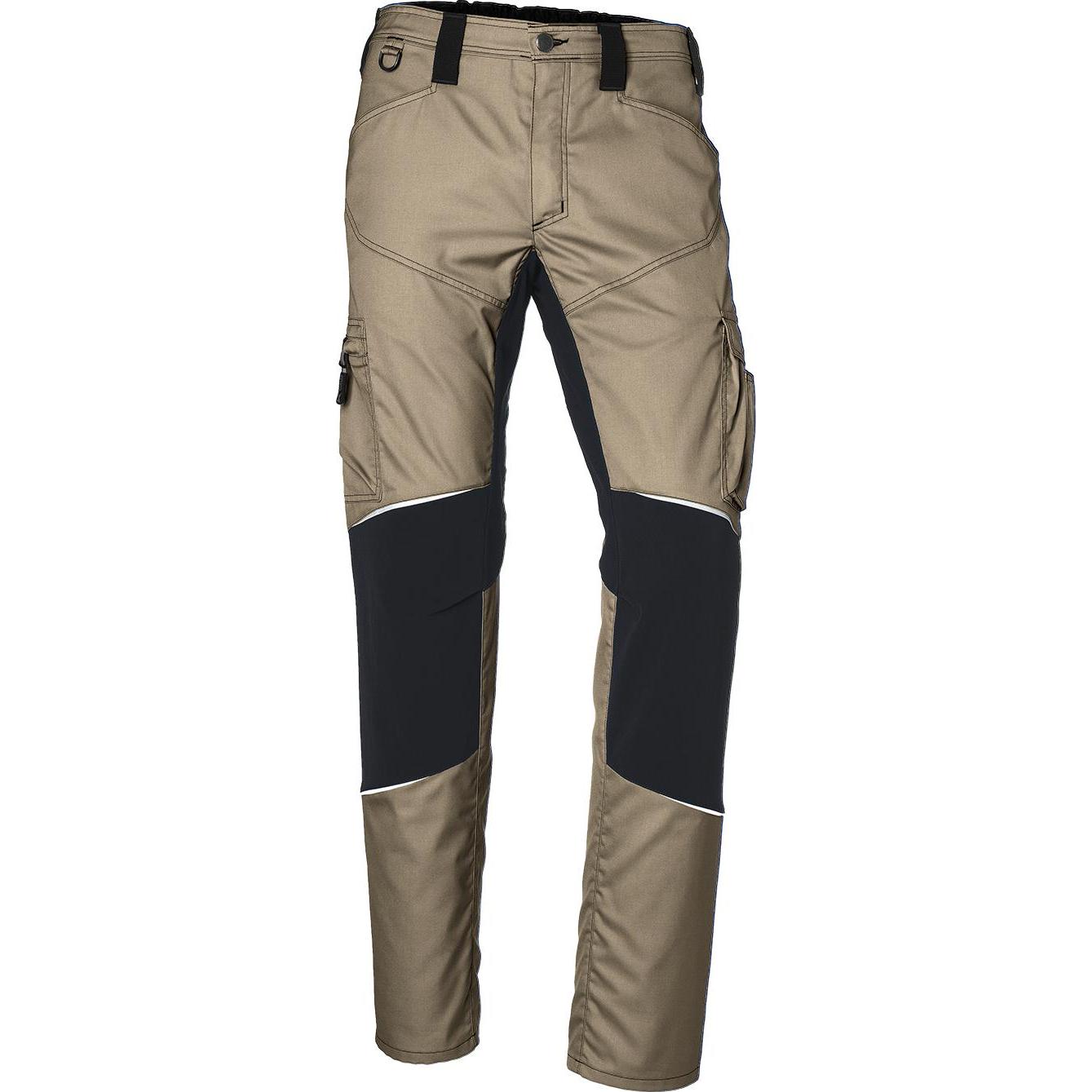 Kübler, Arbeitshose, Stretchhose ACTIVIQ sandbraun/schwarz Form 2850 Grösse 66 (66)