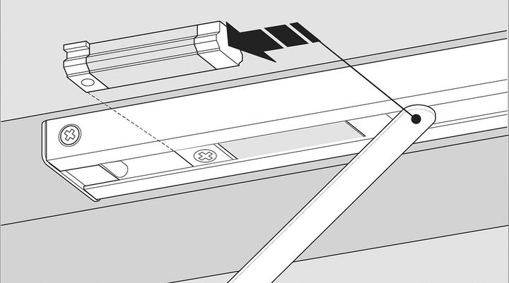 Productafbeelding TJSS Veerbelaste openingsbegrenzer voor T 46 / T 6 (Balkondeur, Houten deur, Kamerdeur, Toegangsdeur)