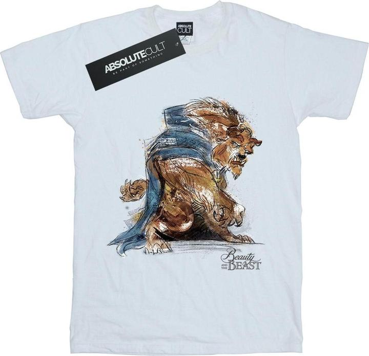 Immagine prodotto Disney Beauty And The Beast Beast Sketch Maglietta Uomo (S)