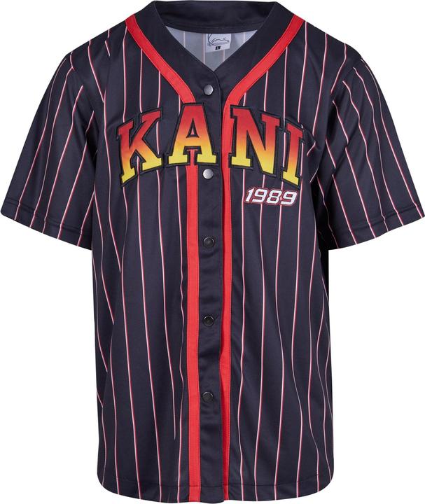 Produktbild Karl Kani KM233-003-1 KK Serif Pinstripe Baseball Shirt (S)