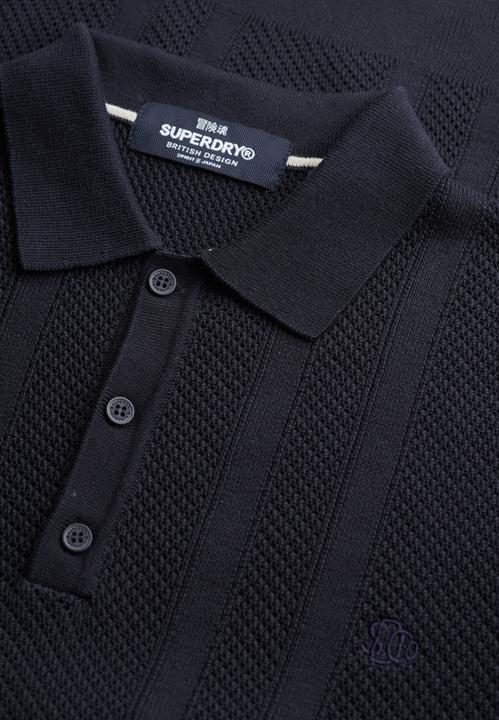 Produktbild Superdry Kurzärmeliges Strick-Polohemd mit Struktur (S)