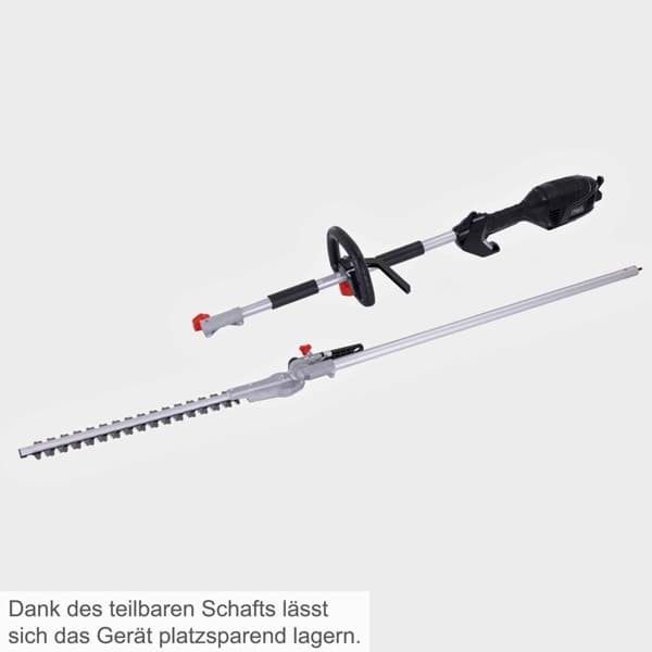 Immagine prodotto Scheppach Tagliasiepi telescopico elettrico da 1000 W, con tracolla (Tagliasiepi elettrica)