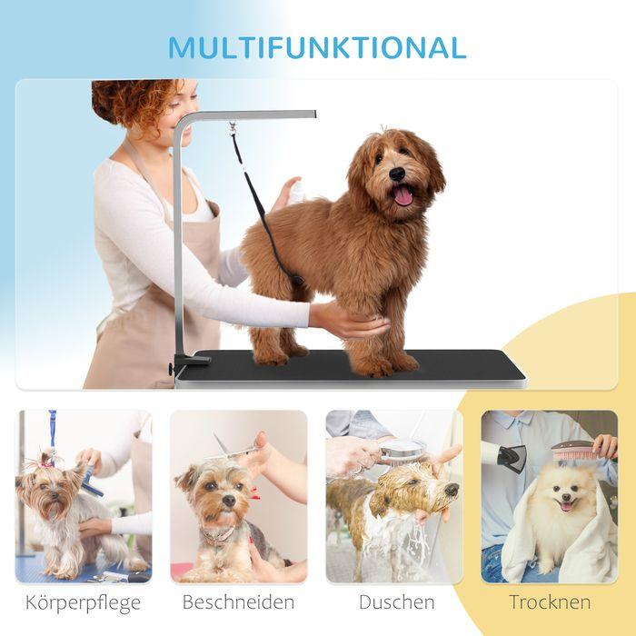 Immagine prodotto Swisshandel24 Hundepflegetisch, höhenverstellbar Trimmtisch für Hunde, klappbar Schertisch (Cane)