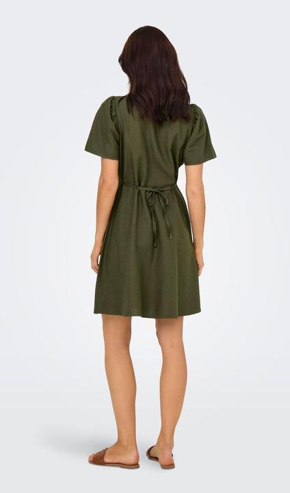 Actual product image Only Onlvita Life Linen S/S Short Dress Wvn (S)