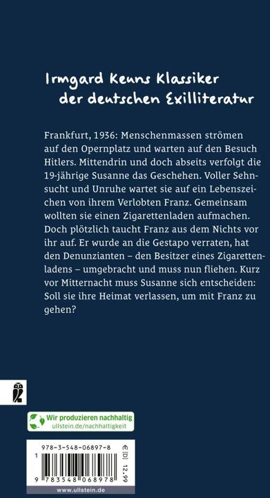 Actual product image Nach Mitternacht (German, Irmgard Keun, 2023)