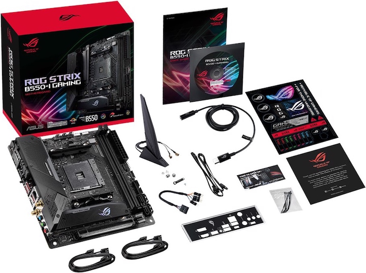 Image du produit ASUS ROG STRIX B550-I JEUX (AM4, AMD B550, Mini-ITX)