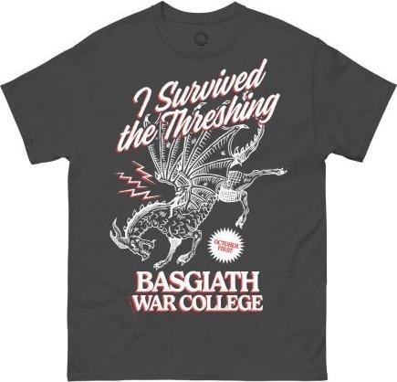 Actual product image Out of Print Fourth Wing: I Survived the Threshing Unisex T-Shirt X-Large (4XL)