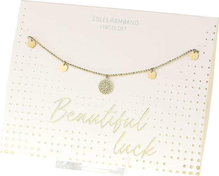 Produktbild Crystals Armband.Mandala.Glücks,vergold.606024 (17 cm, Edelstahl)