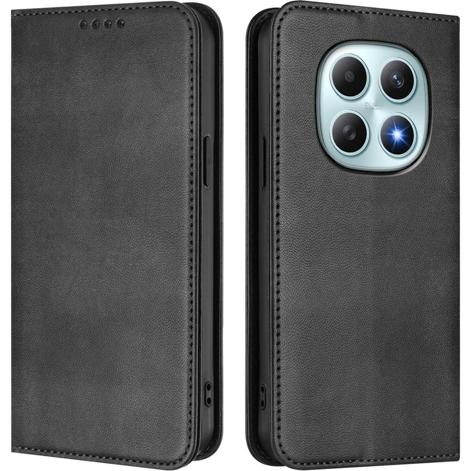 Cover-Discount Xiaomi Redmi Note 15 5G - Flip Case mit RFID Blocker (Xiaomi Redmi 15 5G), Cover smartphone, Nero