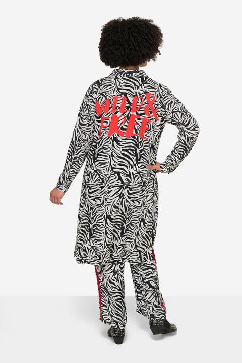 Produktbild Angel of Style Longbluse, Zebradruck, Rücken-Statement, Hemdkragen, Langarm (48)