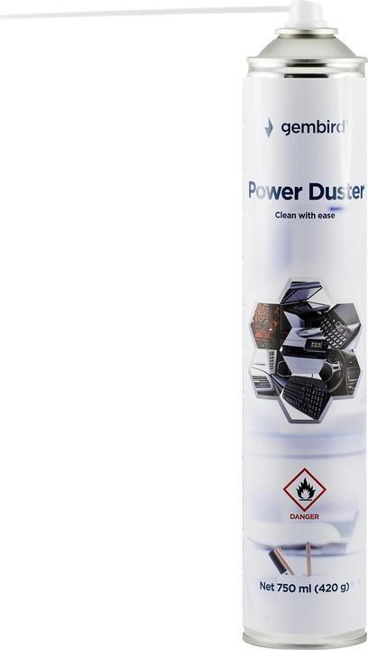 Actual product image Gembird COMPRESSED AIR DUSTER 750ML/CK-CAD-FL750-01