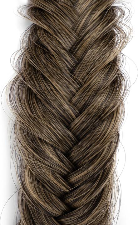Actual product image Infinity Braids Fishtail Braid Jolie Atomic Punch