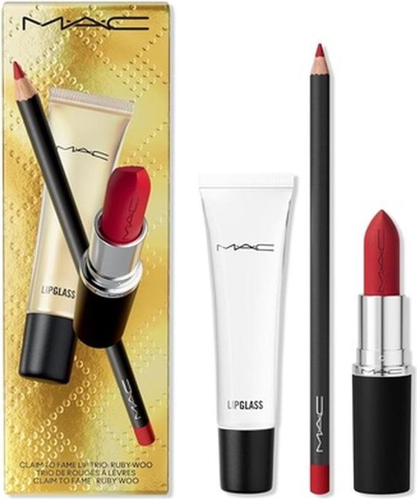 Produktbild MAC Cosmetics Claim To Flame Lip Trio Ruby Woo