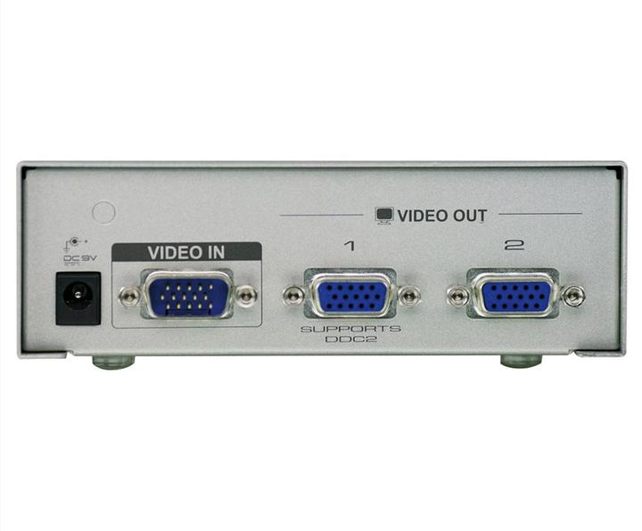 Produktbild Aten VS92A, 2 Port VGA Splitter mit Signalverstärker bis 30m