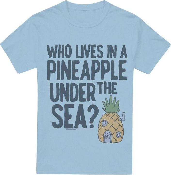 Actual product image Spongebob Squarepants Mens Pineapple Under The Sea T-Shirt (XL)