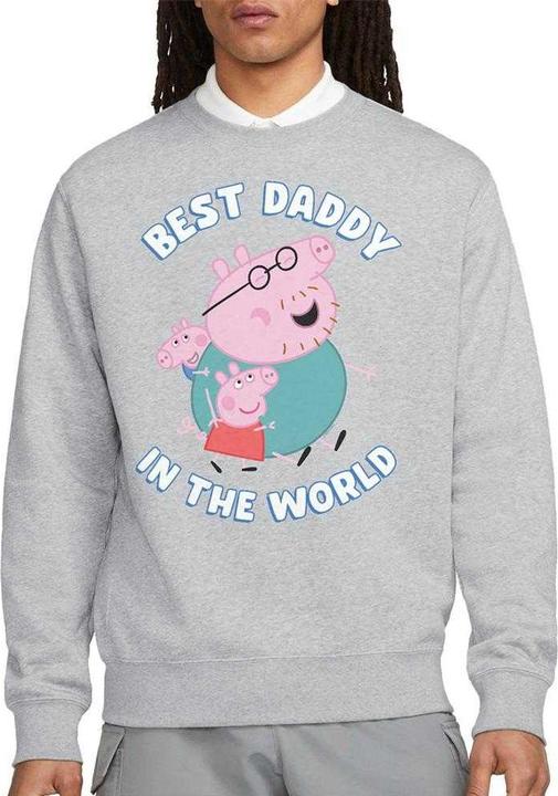 Produktbild Peppa Pig Best Daddy In The World Sweatshirt meliert (M)