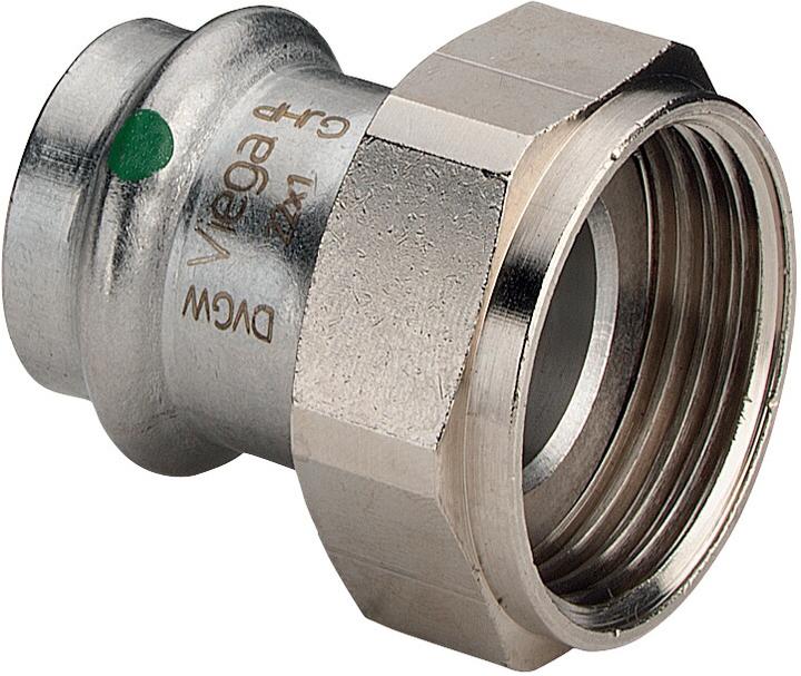 Immagine prodotto Viega 2363 Connettore Sanpress 2363 diametro 35 x 1,12 acciaio inox (Collegamento alla stampa)