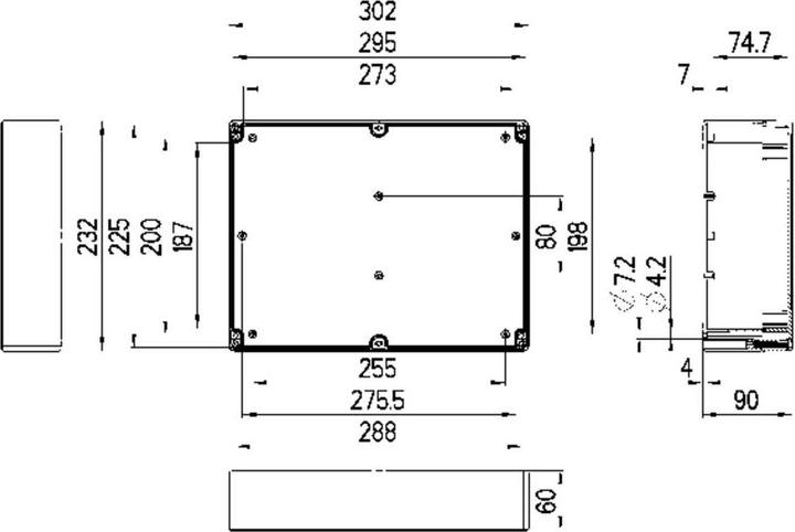 Produktbild Spelsberg Installations-Gehäuse 302 x 23 (Gehäuse)